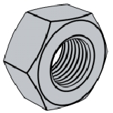Black Oxide Hex Nuts