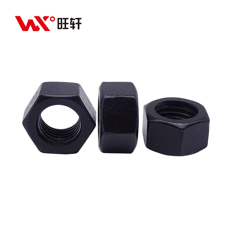 Custom Wholesale Carbon Steel UNC Black Hex Nut