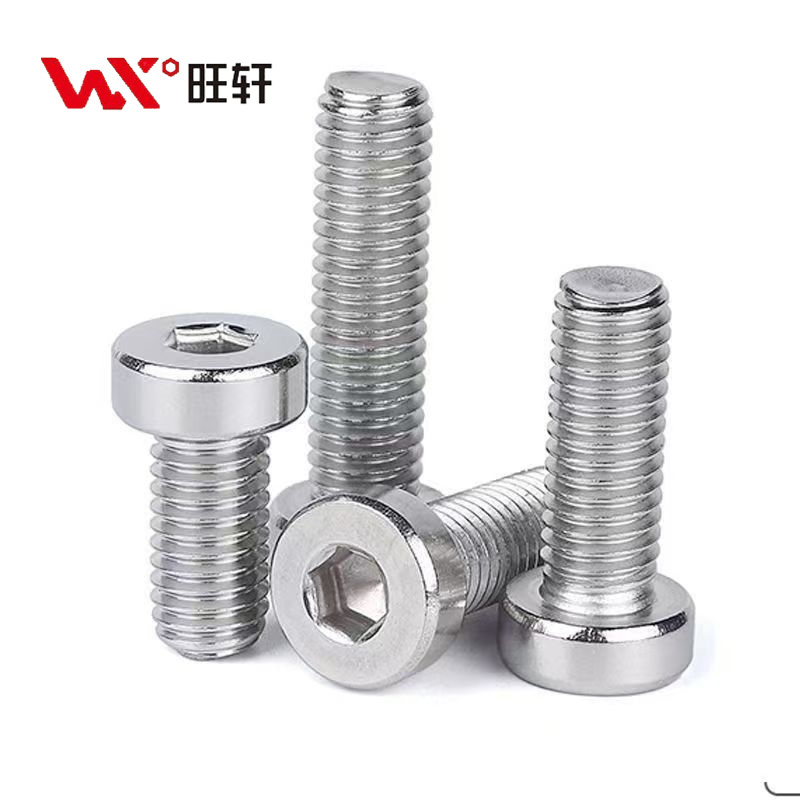 SS201 SS304 SS316 DIN7984 Thin Head Cap Screw Low Head Hex Socket Screws