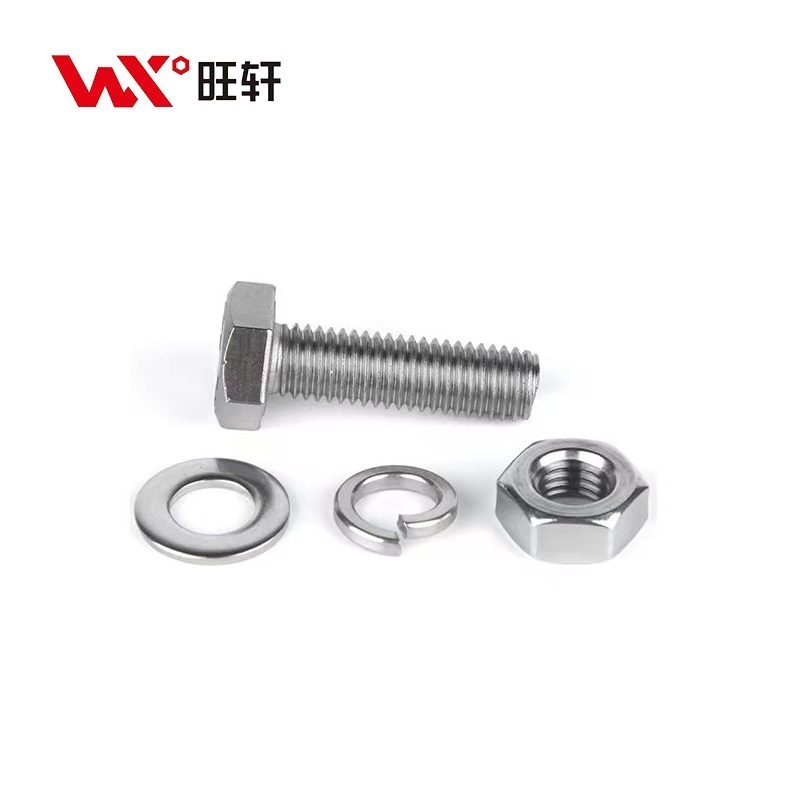 Stainless Steel SS201 SS304 SS316 Din931 Din933 Hex Bolt