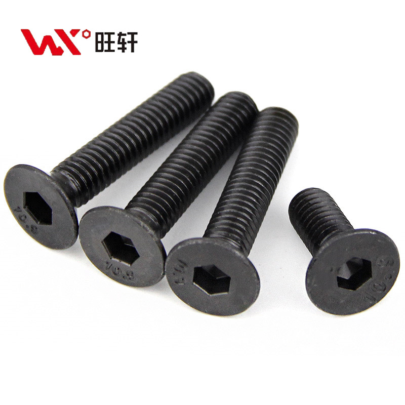 High Quality Grade 4.8 8.8 10.9 12.9 Black DIN7991 CSK Head Hex Socket Bolts