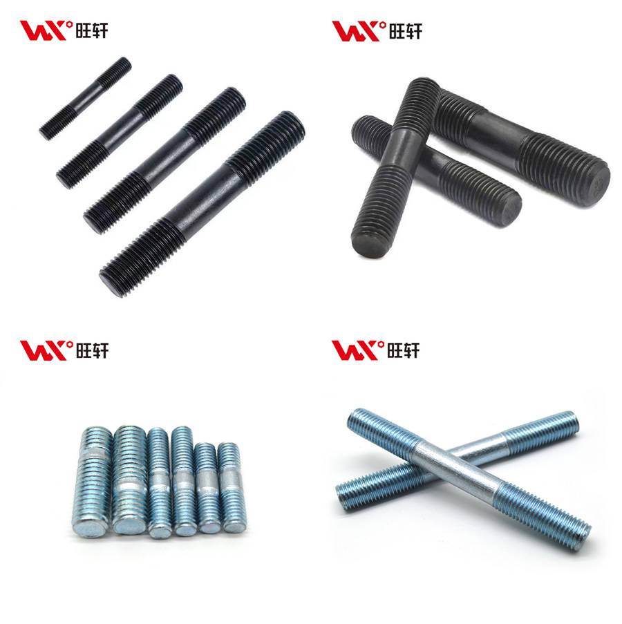 Hot Dipped Galvanized Black Double Thead Stud
