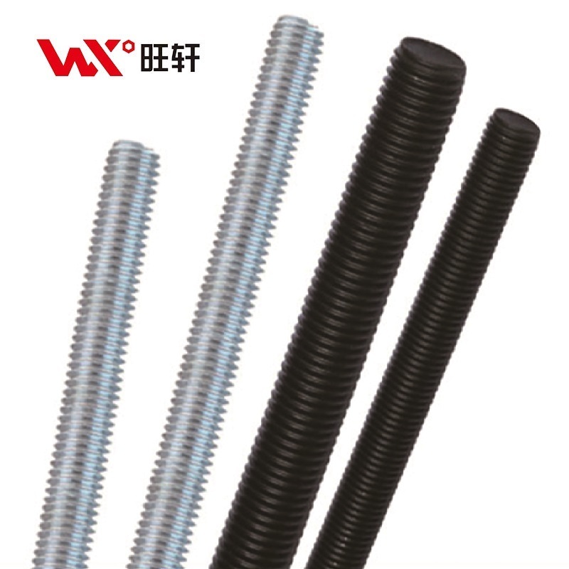 Custom UNC UNF BSW Thread 5/16" 3/8" 1/2" Zinc Black HDG Threaded Rod