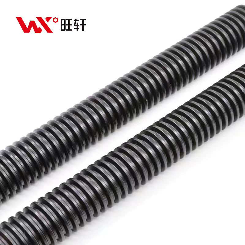HDG Threaded Rod with Black Zinc Finish