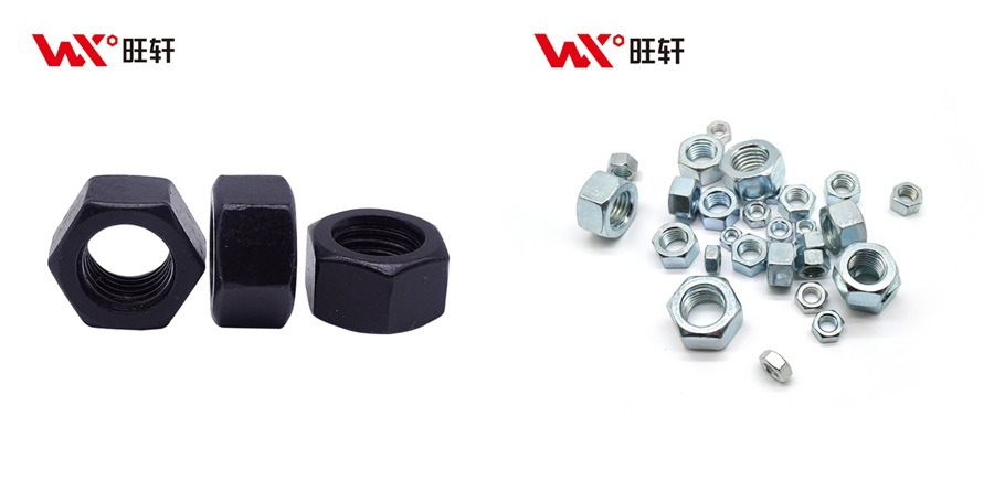Custom Wholesale Carbon Steel UNC Black Hex Nut