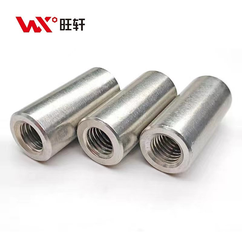 Galvanized Cylindrical Long Hex/Round Coupling Nuts