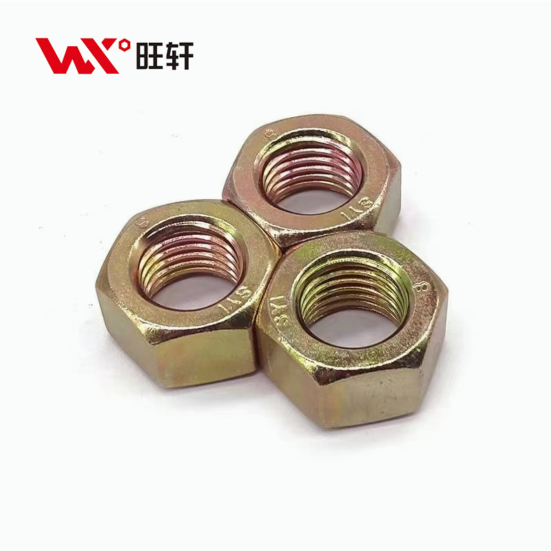 Manufacturers Supply Yellow Zinc Plated Grade 4 8 10 BSW UNC Hex Nuts