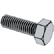 High Strength Grade Black Oxide Hex Bolts
