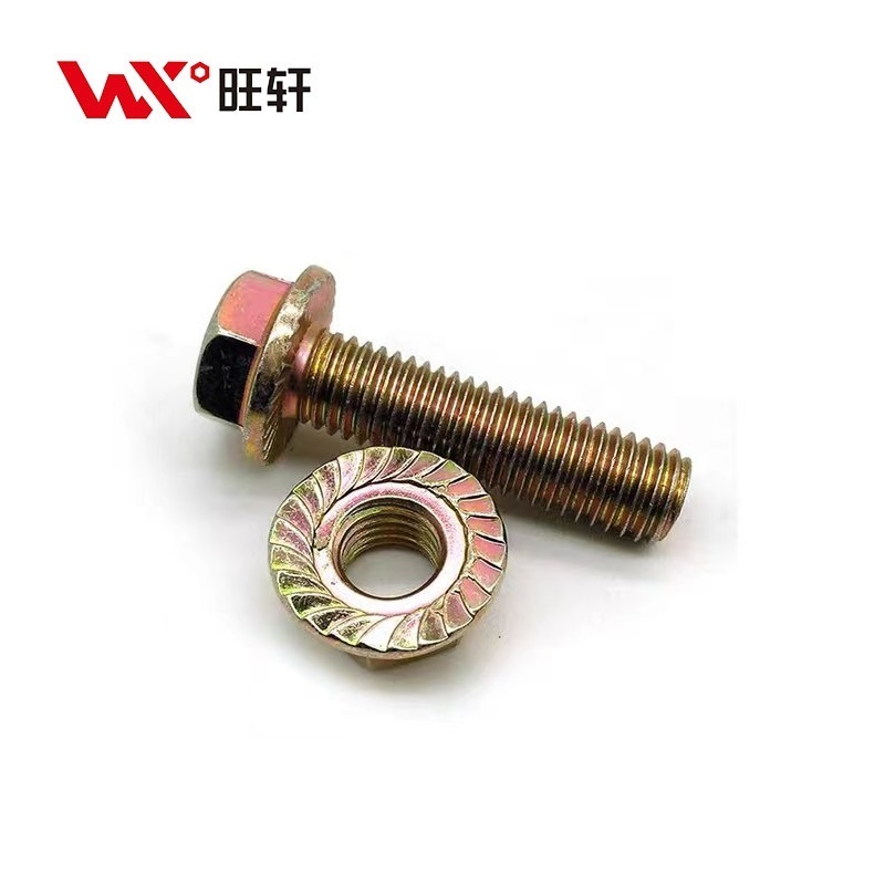 Yellow Zinc Plated Hex Head HDG Flange Bolt