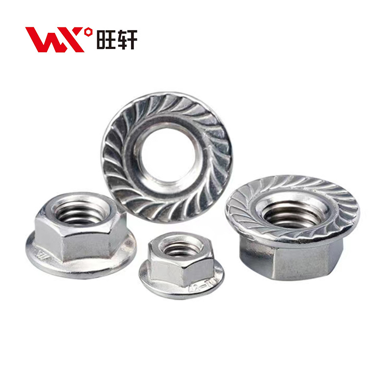 Stainless Steel SS304 SS316 Standard Hex Flange Nuts