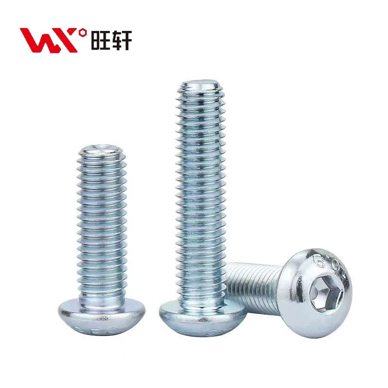 High Strengh Grade 4.8 8.8 10.9 12.9 Zinc ISO7380 Hexagon Socket Button Head Screws