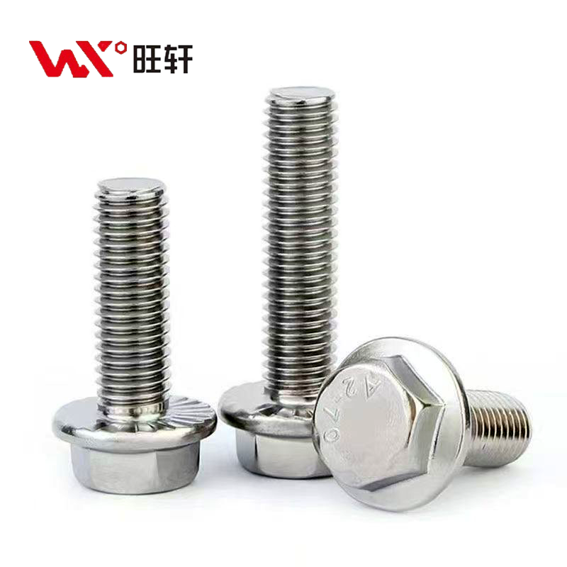 Stainless Steel A2-70 A4-80 SS201 SS304 SS316 DIN6921 Flange Bolts
