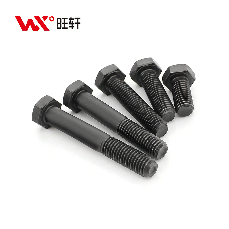 High Strength Grade 8.8 10.9 12.9 Steel DIN931 DIN933 Black Oxide Hex Bolt