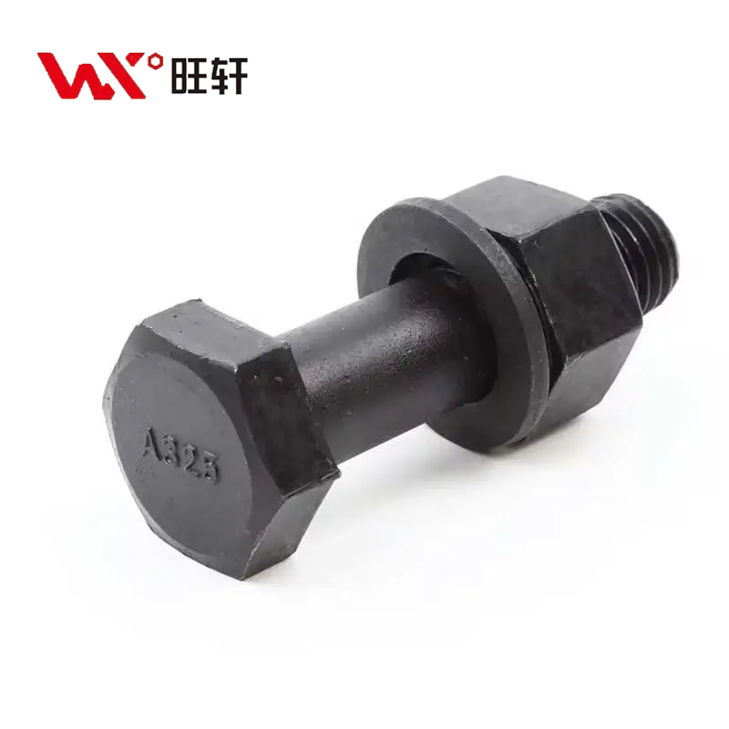 ASTM A325/A325M Heavy Hex Structural Bolt Black HDG PTFE