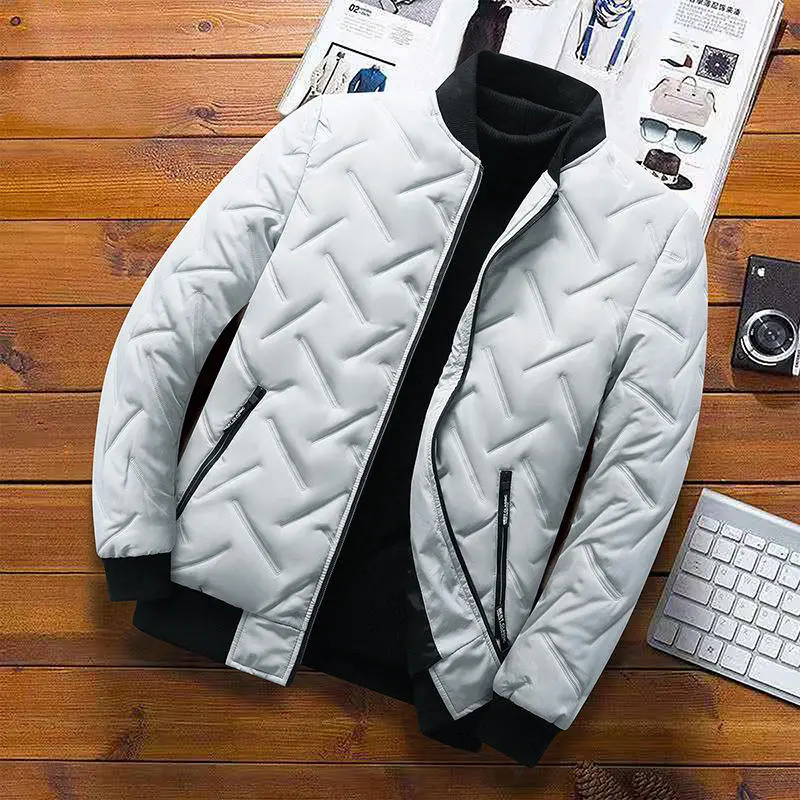 Autumn Winter Jacket Men Bomber Jacket Casual Thick