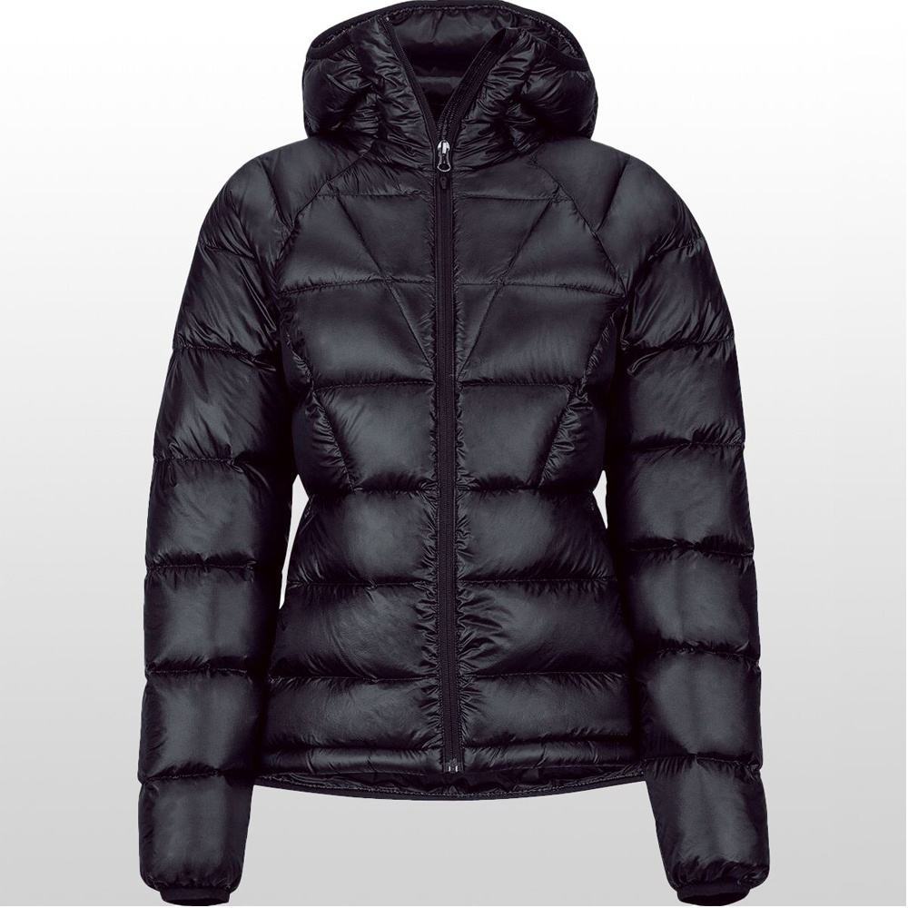 Womens Hooded Padded Warm Winter Zip Up Puffer_yyth
