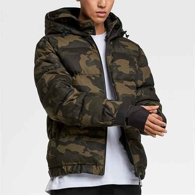 2023 Puff Parka Logo Padded Coat Oem Men Dow