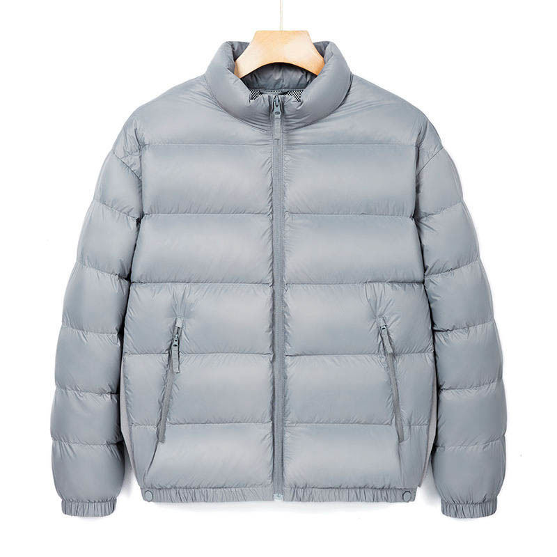 OEM Custom Logo men's down coat winter goose