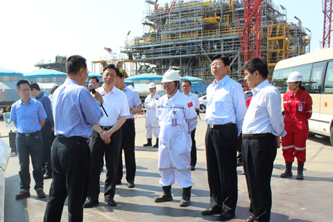 Wang Hong, Director General of the State Oceanic Administration, Visited and Inspected Our Company