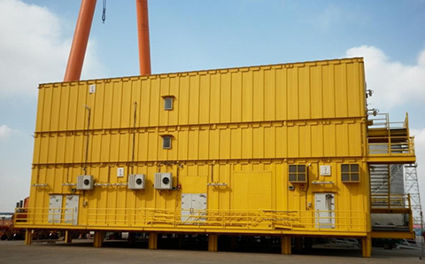 Shipment of modules for Yuedong C Island