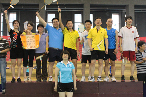 A Happy ending of the 2013 annual BOMESC employee’s badminton competition
