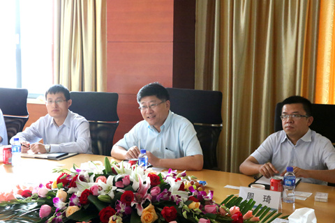 A Team from Shanghai Waigaoqiao Shipbuilding Co., Ltd Led by the Party Secretary and Chairman Wang Qi Visit BOMESC