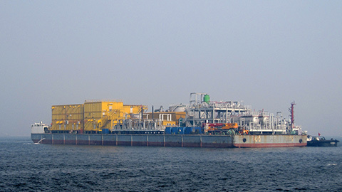 Shipment of modules for Yuedong C Island