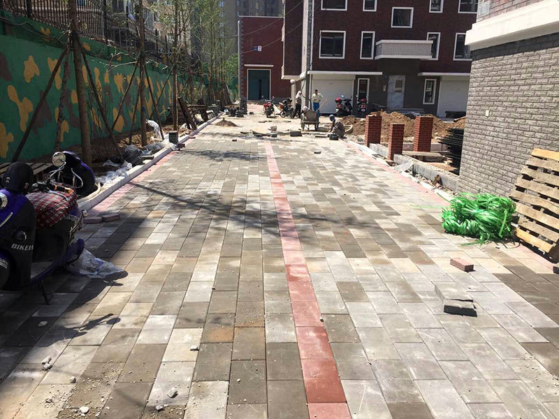 路面磚鋪裝施工實例