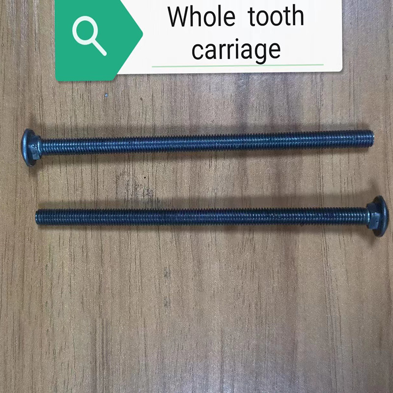 Whole tooth carriage