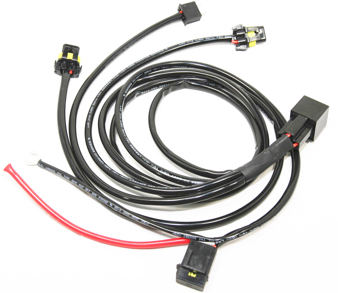 Low voltage wiring harness