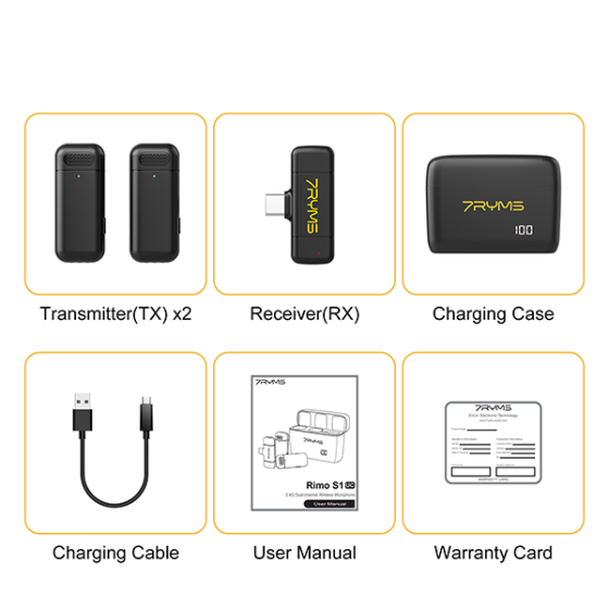 Rimo S1 UC-7Ryms_Microphones_Lavalier Microphone