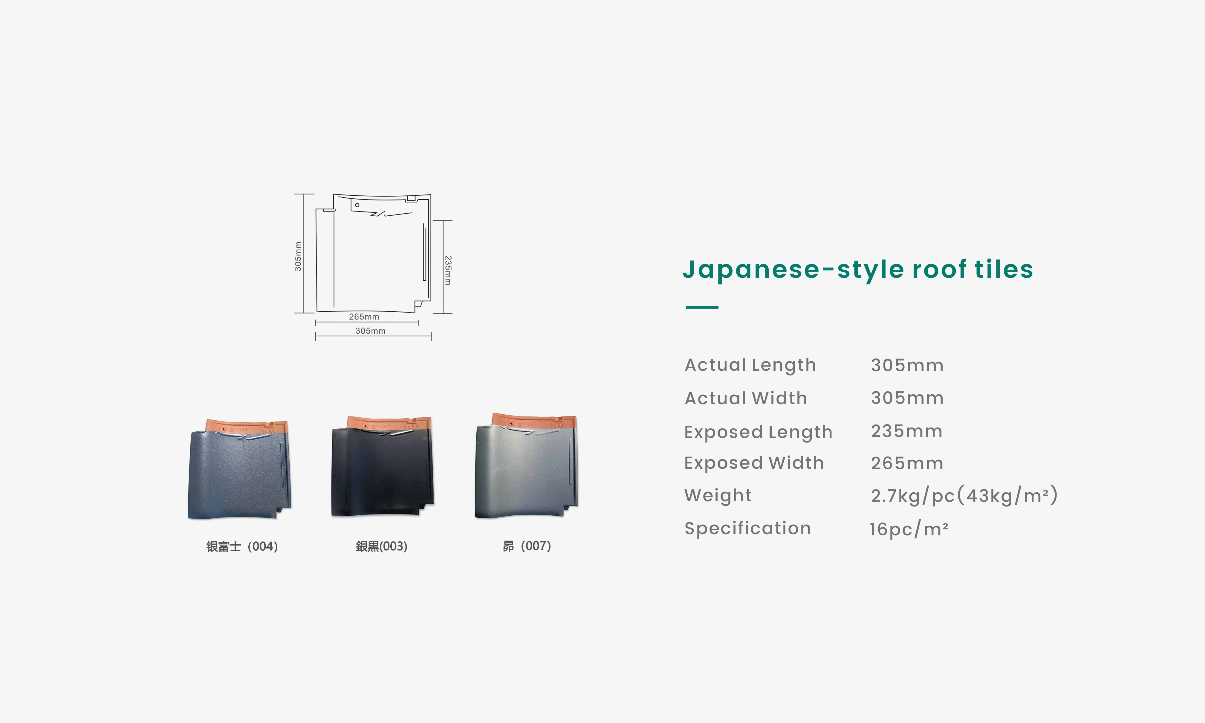 Japanese-Style Roof Tiles Japanese-Style Roof Tiles