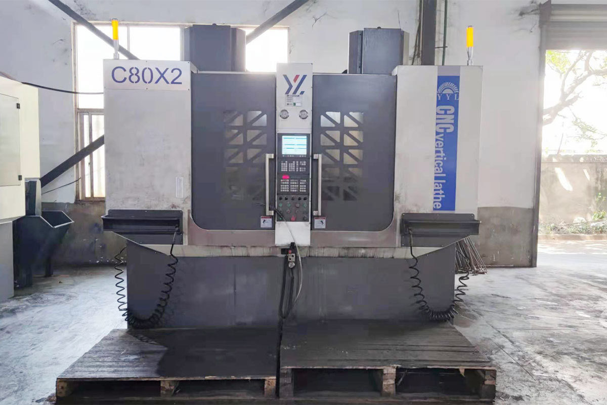 C80X2 dual station vertical lathe