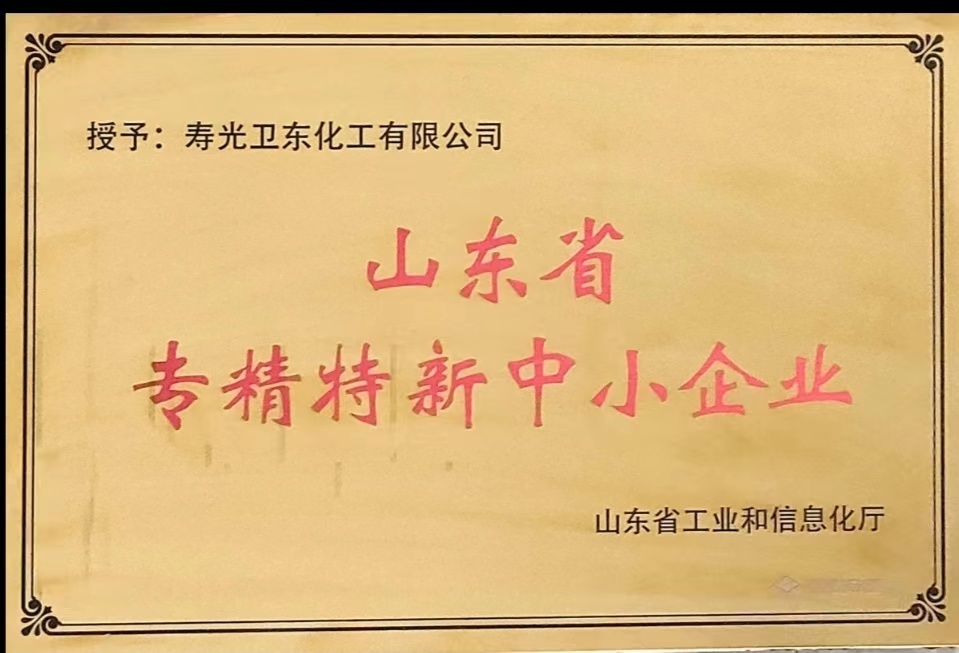 山东省专精特新中小企业