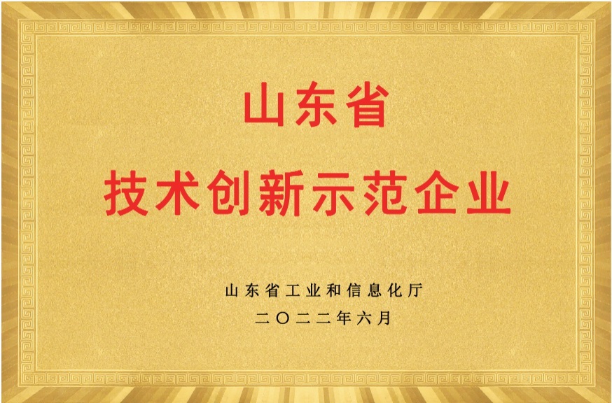 山东省技术创新示范企业