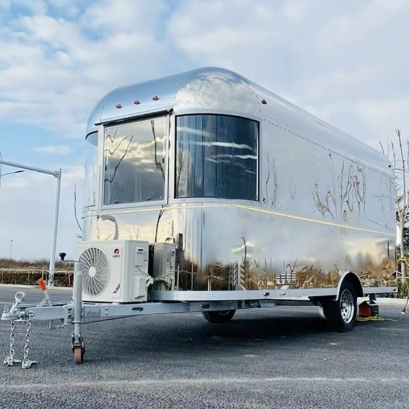 Stainless Steel Fully Equipped Food Truck For Sale