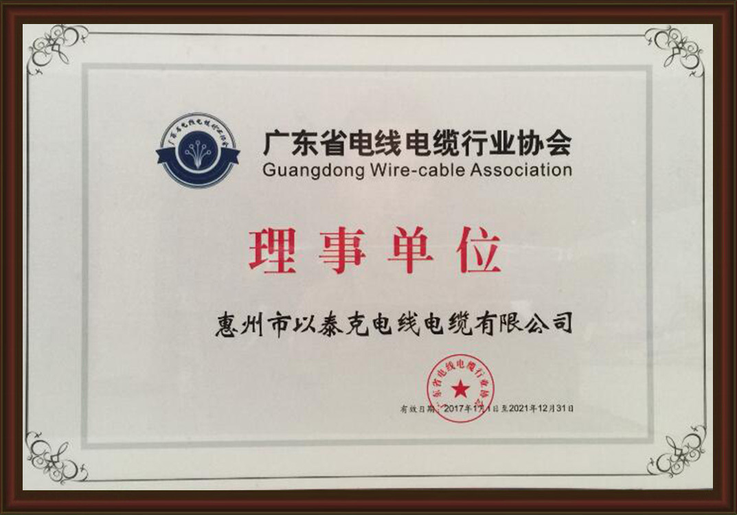 Guangdong Wire and Cable Industry Association - Director Unit