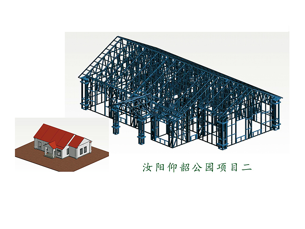 汝陽項目輕鋼墻體構(gòu)架展示
