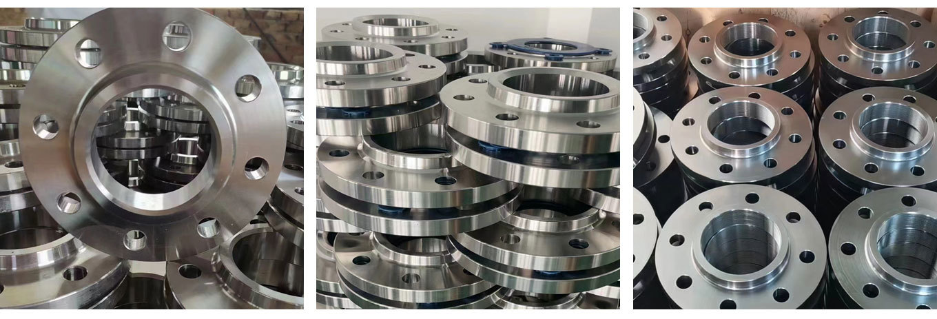 Neck flat welding flange