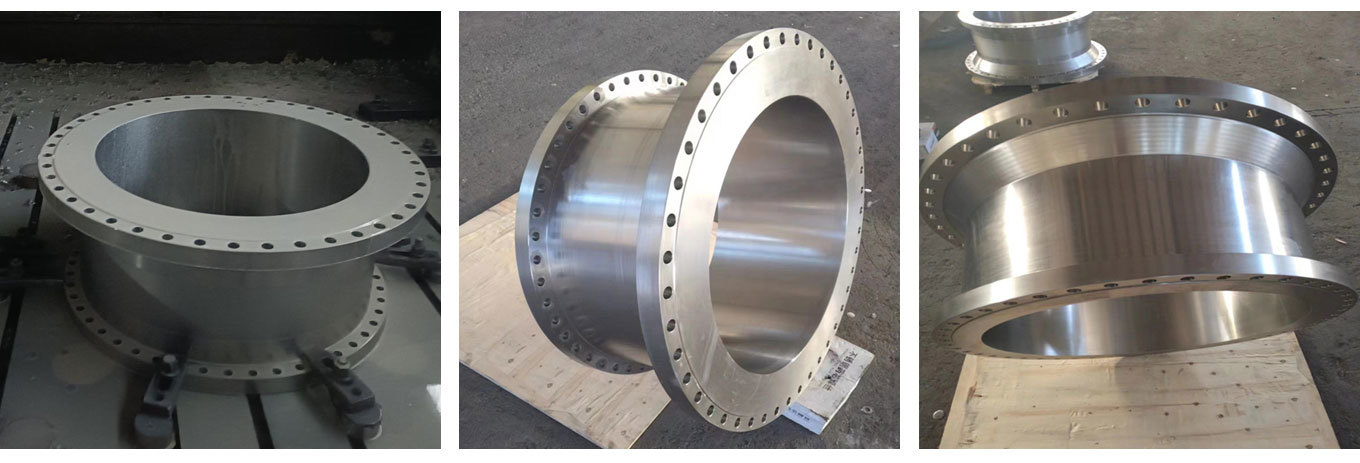 Long high neck flange