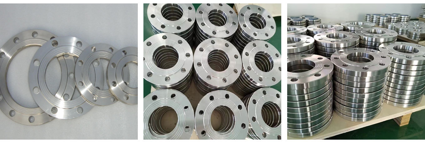 Flat welding flange