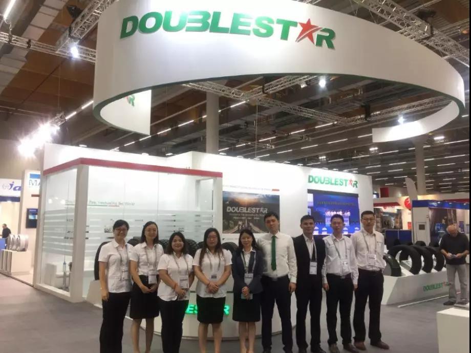 Doublestar Tire show up at the Frankfurt exhibition in Germany