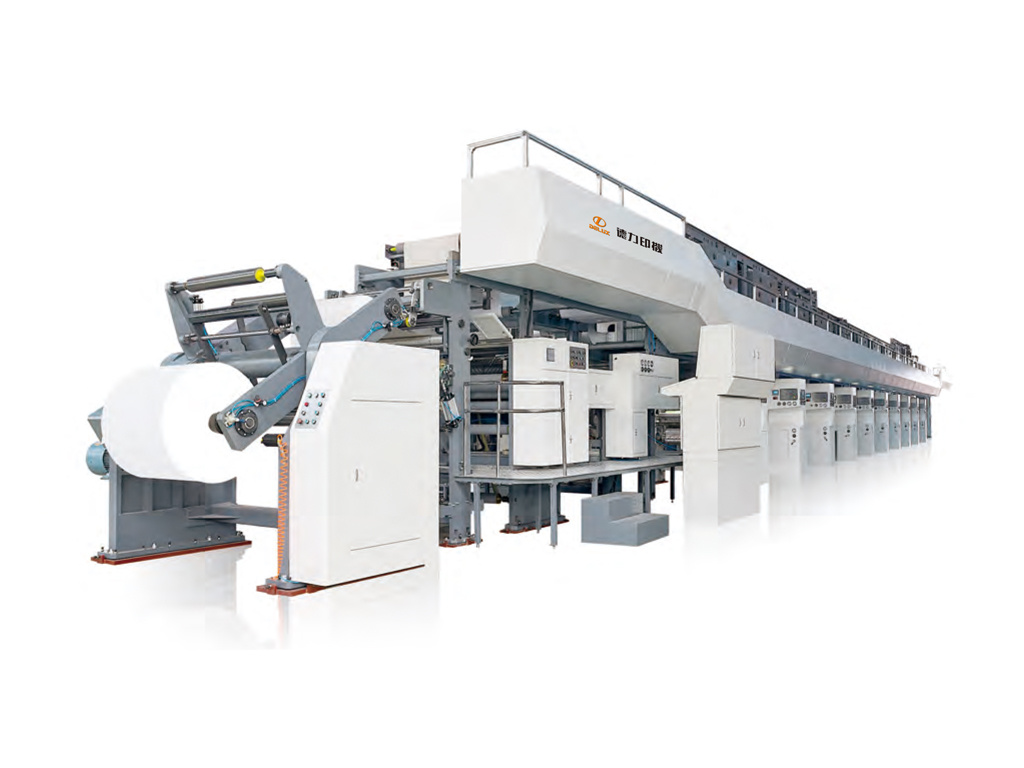 DLYA820C10 Electronic shaft-driven paper gravure printing machine