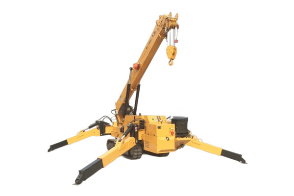 5.5T Mobile 16.9m Mini Hydraulic 360 Degree Lifting Spider Crawler Crane