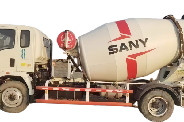 2012 used diesel oil Sany mobile small volumetric ready mix concrete mixer truck