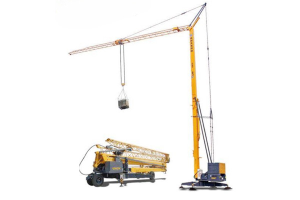 Mini self-erecting remote control tower crane