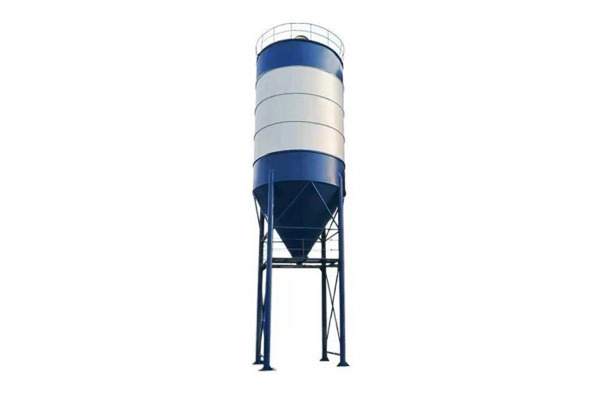 Portable HZS50 Concrete Mixer Plant With Cement Silo