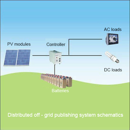 Distributed off-grid power generation system
