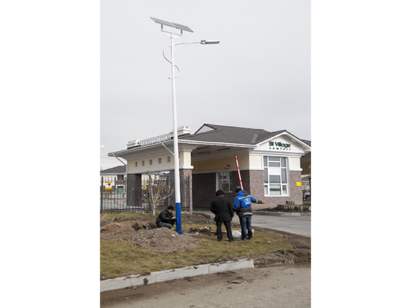 Solar LED Street Light In Astana, The Capital of Kazakhstan