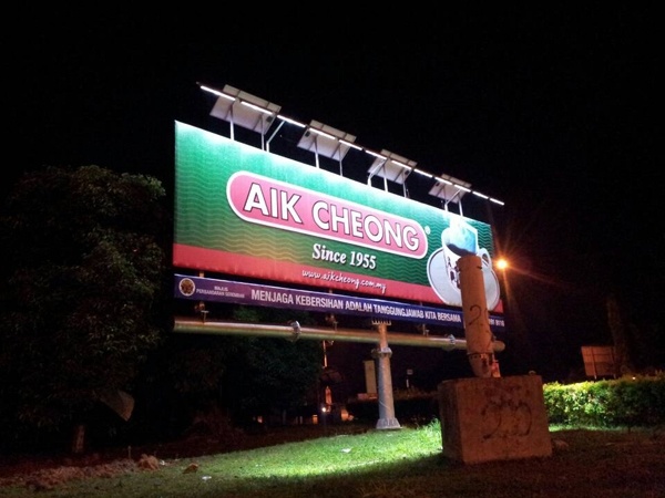 Large Solar Billboard